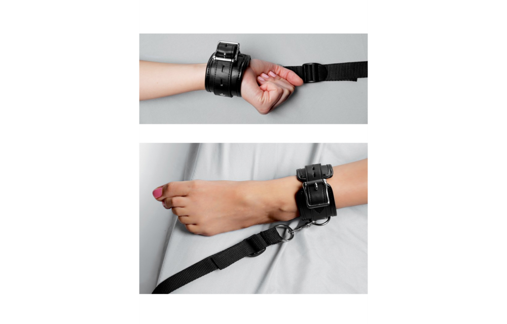 Bettfessel-Set Schwarz | Komfort & Spannung Von Xr Brands