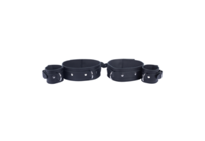 Leather Thigh Restraints Black – Sturdy & Comfortable