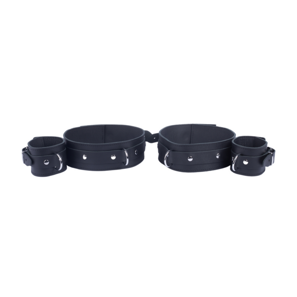 Leather Thigh Restraints Black – Sturdy & Comfortable