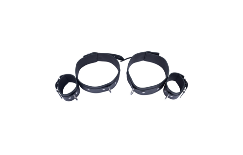 Leather Thigh Restraints Black – Sturdy & Comfortable