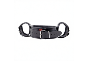 Leather Neck and Handcuffs Black | Stylish & Durable