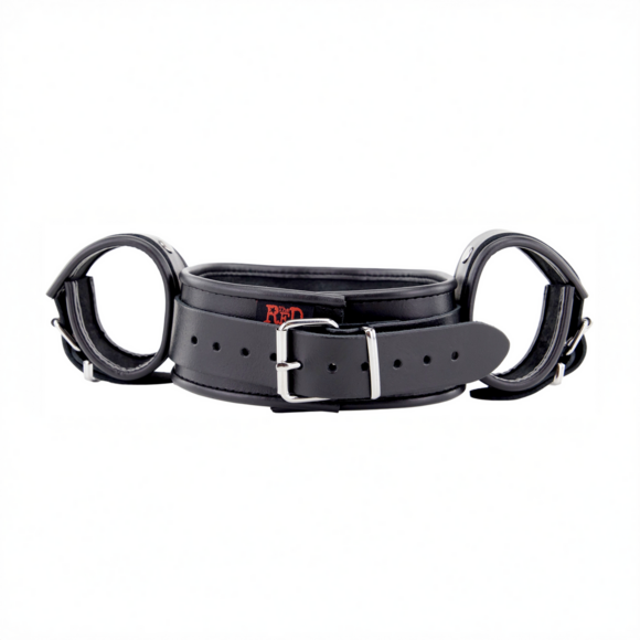 Leather Neck and Handcuffs Black | Stylish & Durable