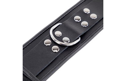 Leather Neck and Handcuffs Black | Stylish & Durable