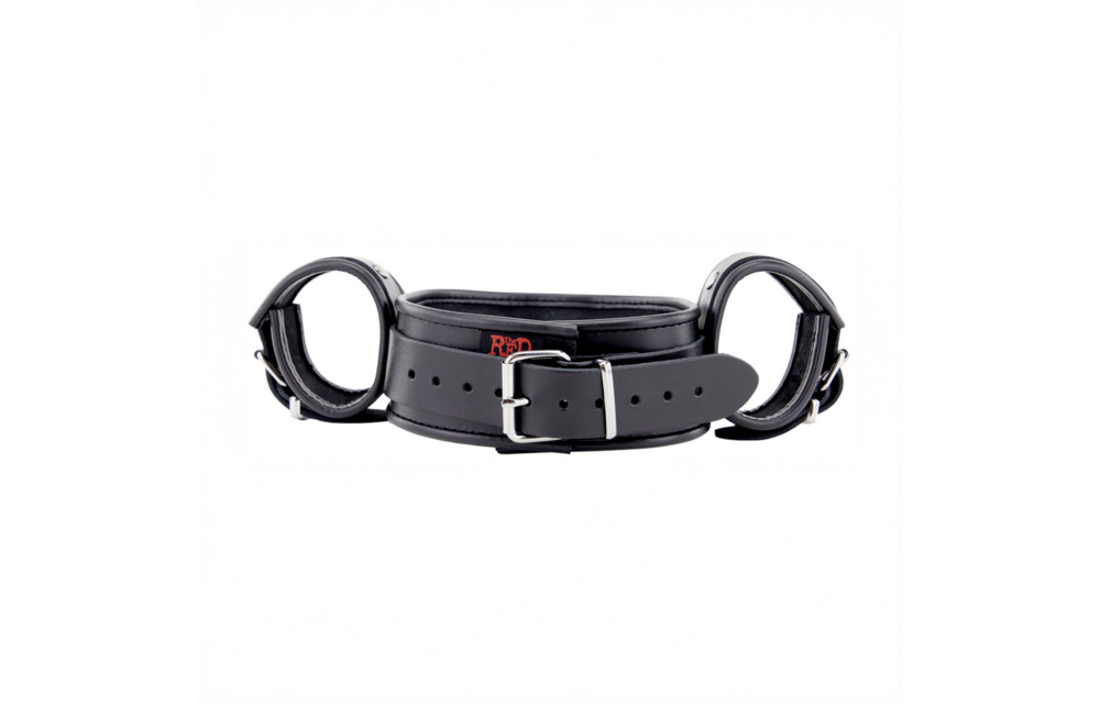 Leather Neck and Handcuffs Black | Stylish & Durable