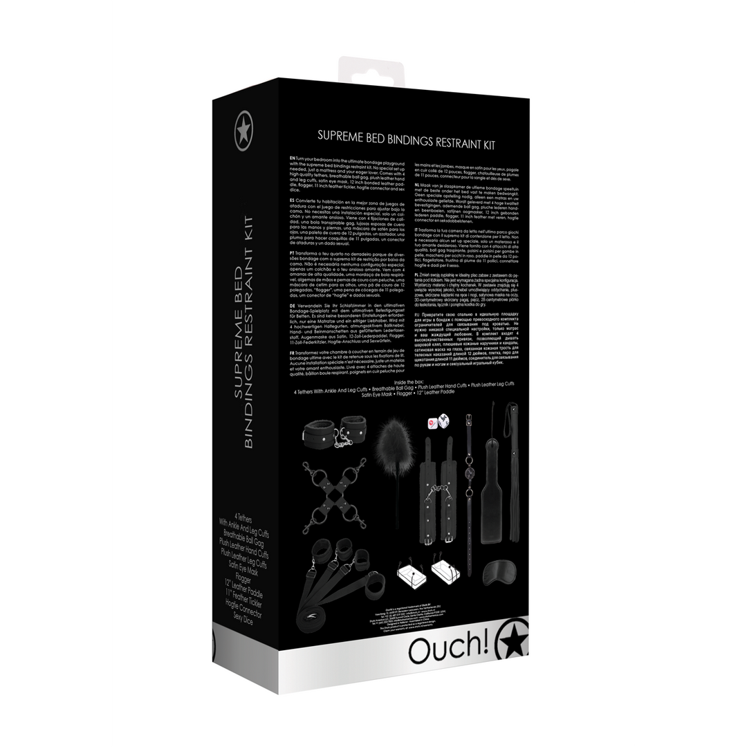 Supreme Bed Bindings Beperkingskit – Ultieme Bondage Fun!