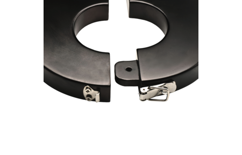 Trapped Wrist and Ankle Cuffs Black | Stylish BDSM Gear