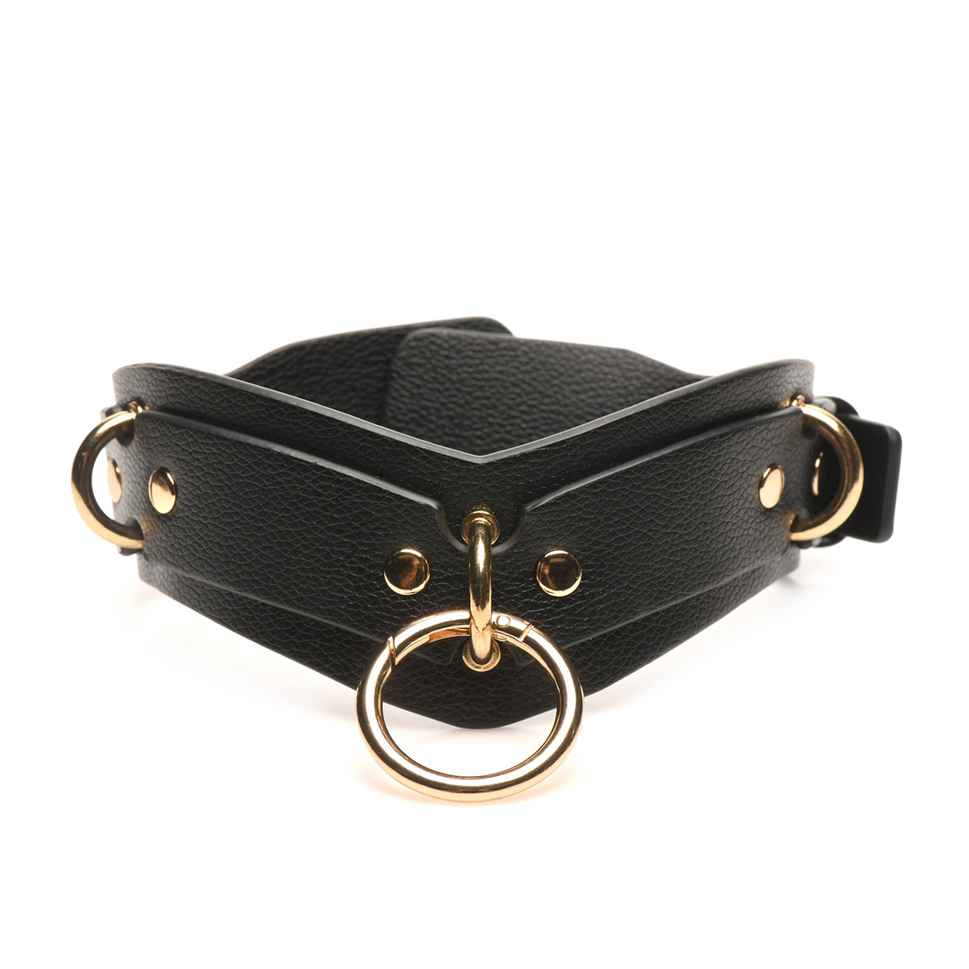 Lover's Restraints Set Black - Stylish Vegan Leather Cuffs