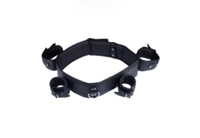 Leather Arm, Wrist & Chest Restraints Black | Comfort & Style