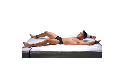 Leather Bed Restraint Set Black - Luxurious & Adjustable Xr Brands