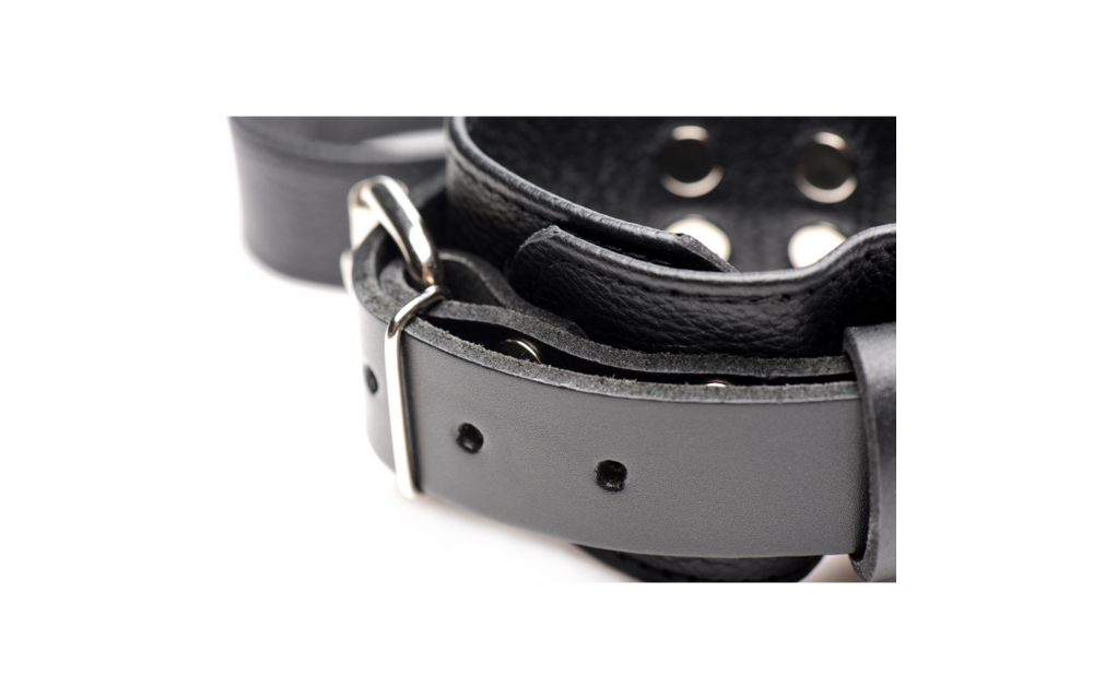 Leather Bed Restraint Set Black - Luxurious & Adjustable Xr Brands