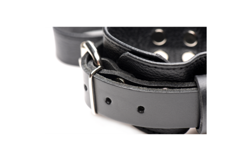 Leder-Bettfessel-Set Schwarz – Luxuriös & verstellbar Xr Brands