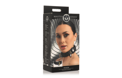 Tracer Tracking Halsband Schwarz | Stilvoll & verstellbar