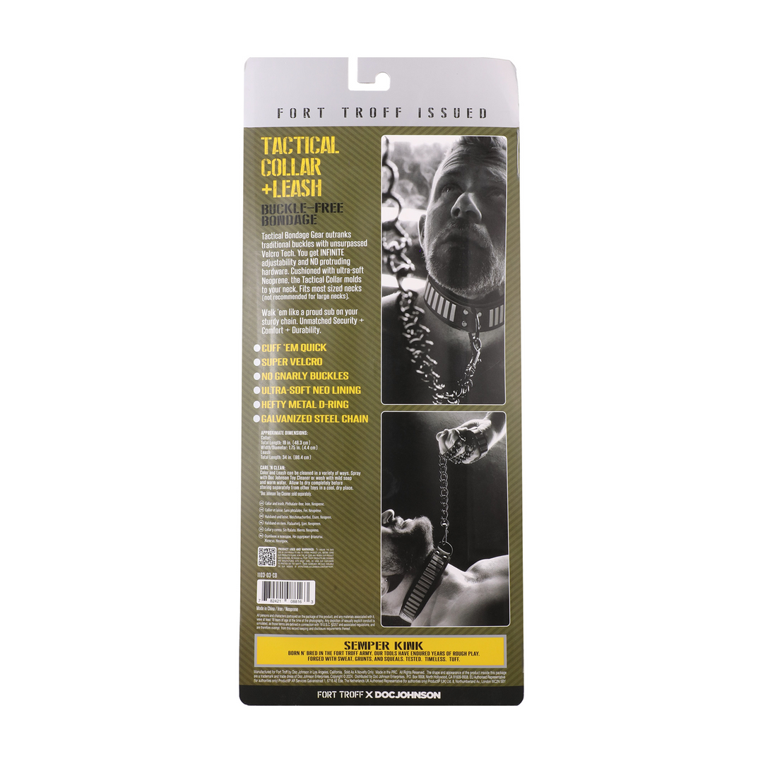 Taktisches Halsband & Leine Schwarz/Grün – Komfort & Sicherheit