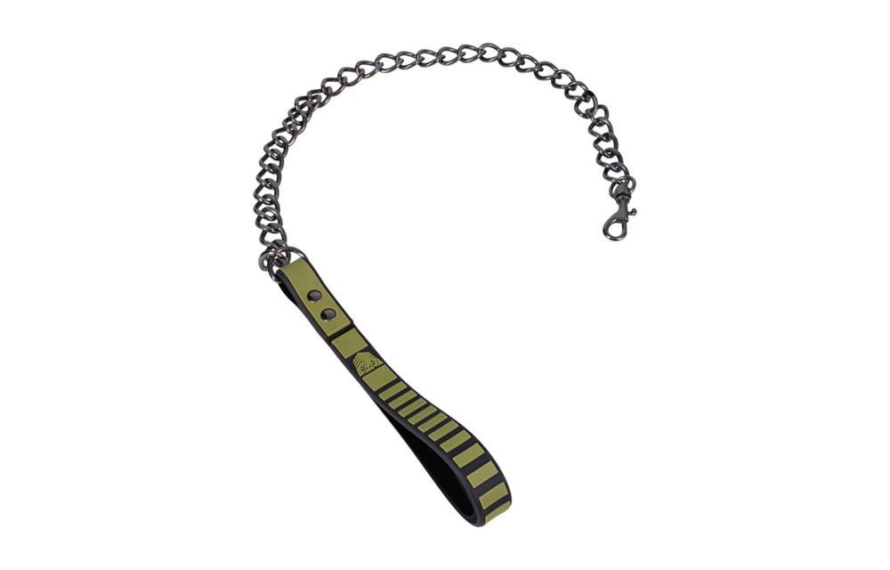 Tactische Halsband & Leash Zwart/Groen - Comfort & Veiligheid