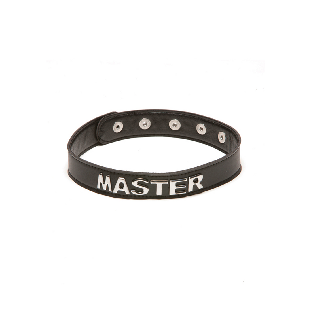 Master Adjustable Collar With Name Letters - Sturdy & Stylish