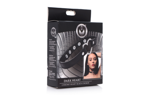Donkere Hart - Chrome Heart Zwarte Choker