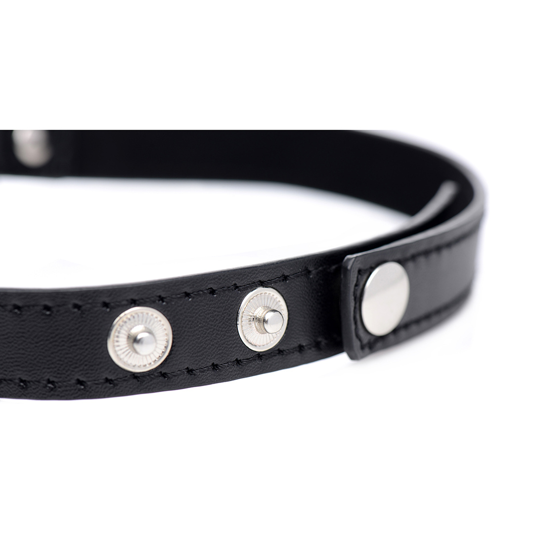 Dark Heart Chrome Heart Black Choker | Cool & Romantic