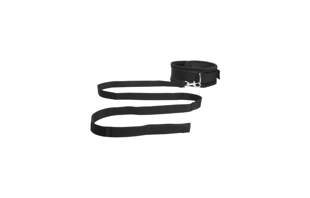 Velvet Adjustable Collar with Leash