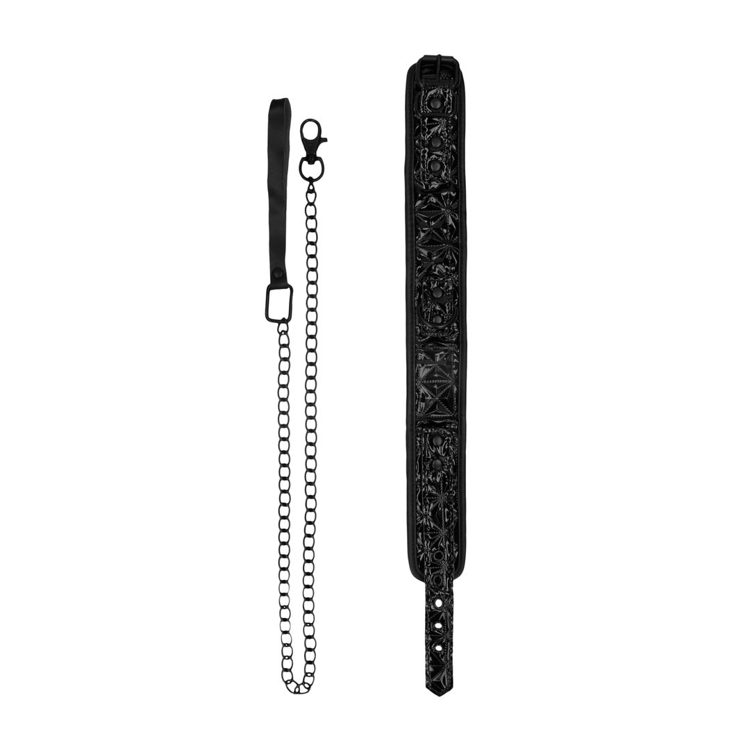 Halsband mit Riemen 52,5 cm | Stilvoll, stark & verstellbar