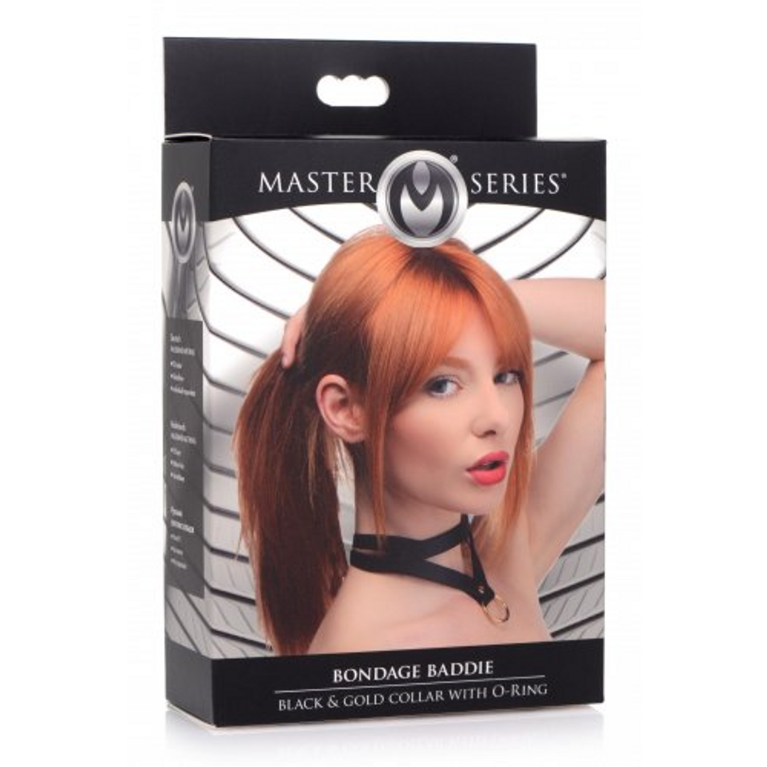 Bondage Baddie Halsband Schwarz – Cooles & sexy Accessoire