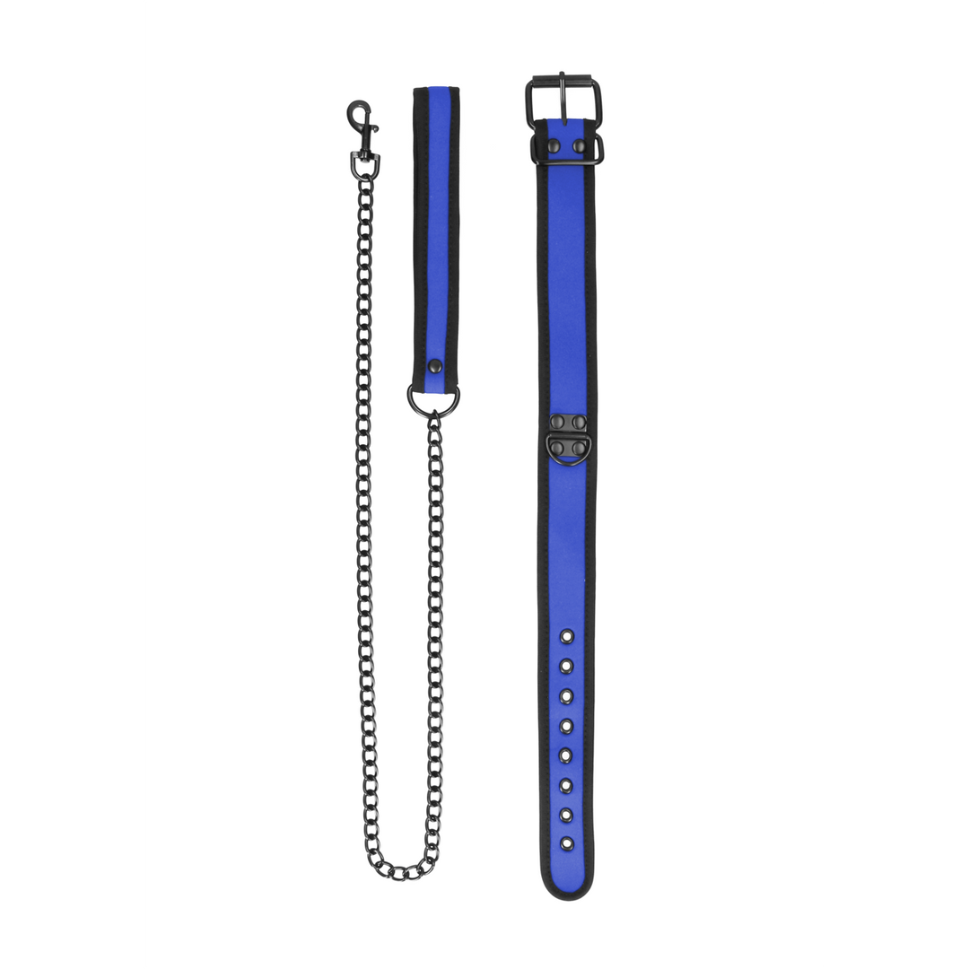 Neopreen Halsband met Leash