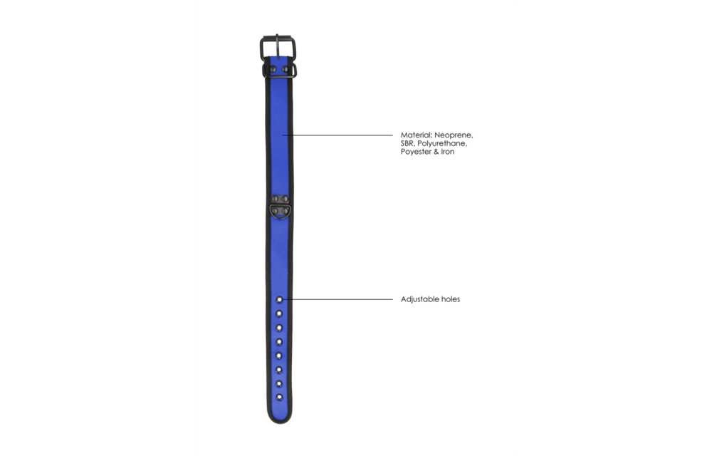 Neopreen Halsband met Leash