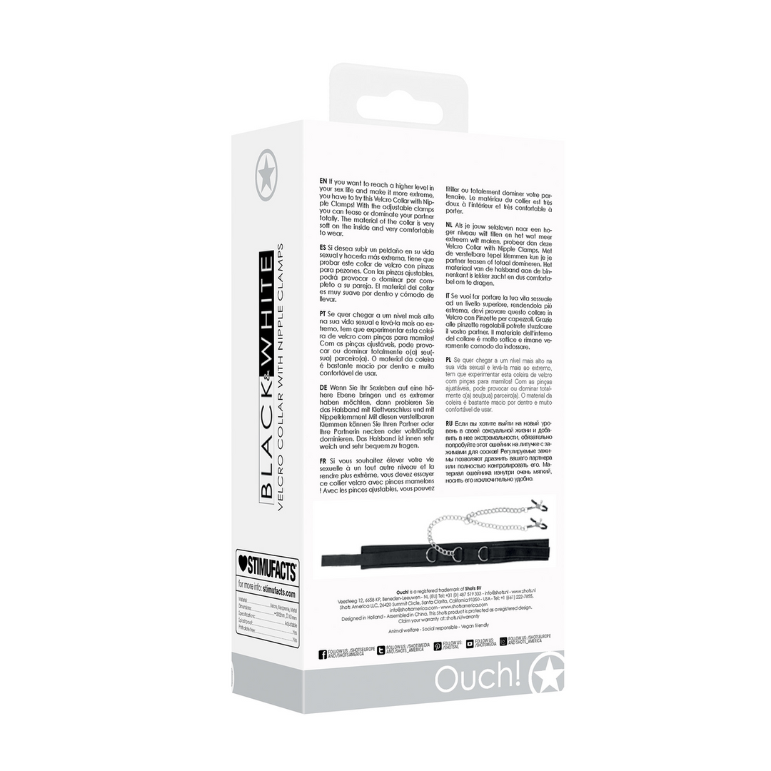 Velcro Kraag met Tepelklemmen