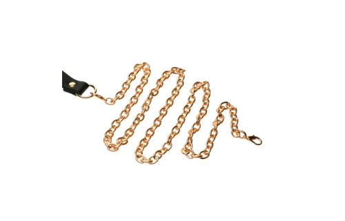 Captivate Halsband Zwart/Goud - Stijlvol & Verstelbaar