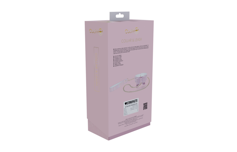 Paris Kollektion Halsband & Leine Rosa – Stilvoll & Robust