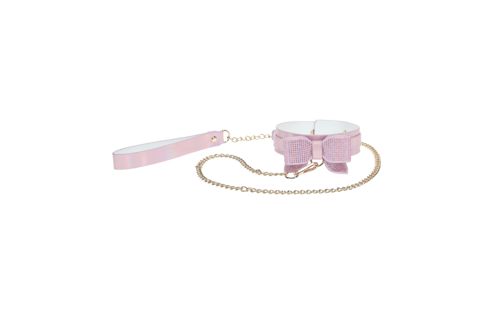 Paris Kollektion Halsband & Leine Rosa – Stilvoll & Robust