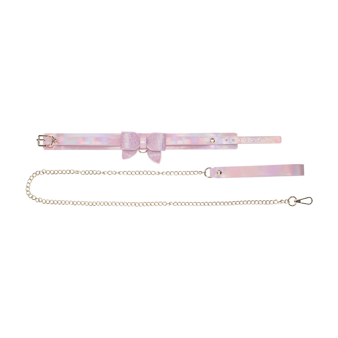 Paris Kollektion Halsband & Leine Rosa – Stilvoll & Robust