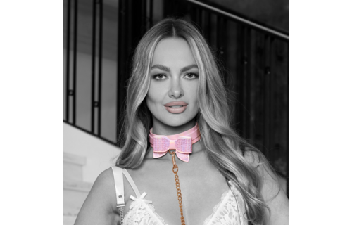 Paris Kollektion Halsband & Leine Rosa – Stilvoll & Robust