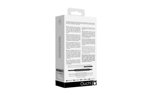 Diamantbesetztes Halsband mit Leine