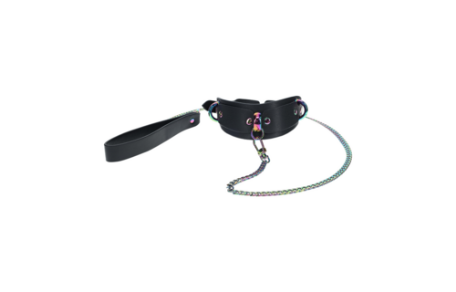 Venice Collectie Halsband & Leash Zwart – Stijlvol & Duurzaam