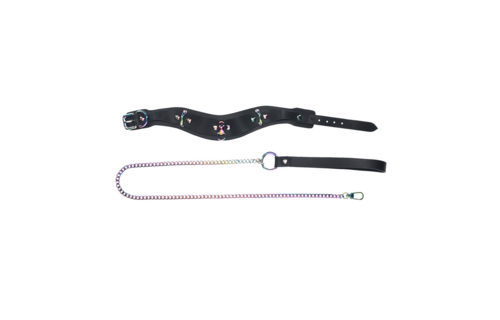 Venice Collection Collar & Leash Black – Stylish & Durable