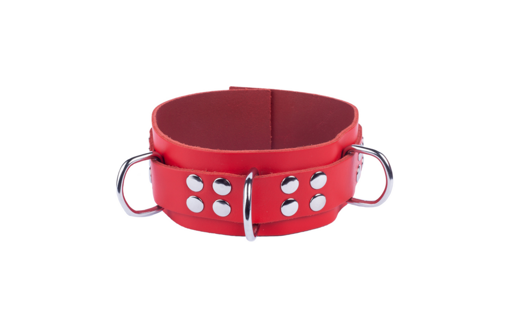 Ultra Leather Necklace - Red
