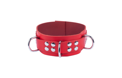 Ultra Leather Halsketting - Rood