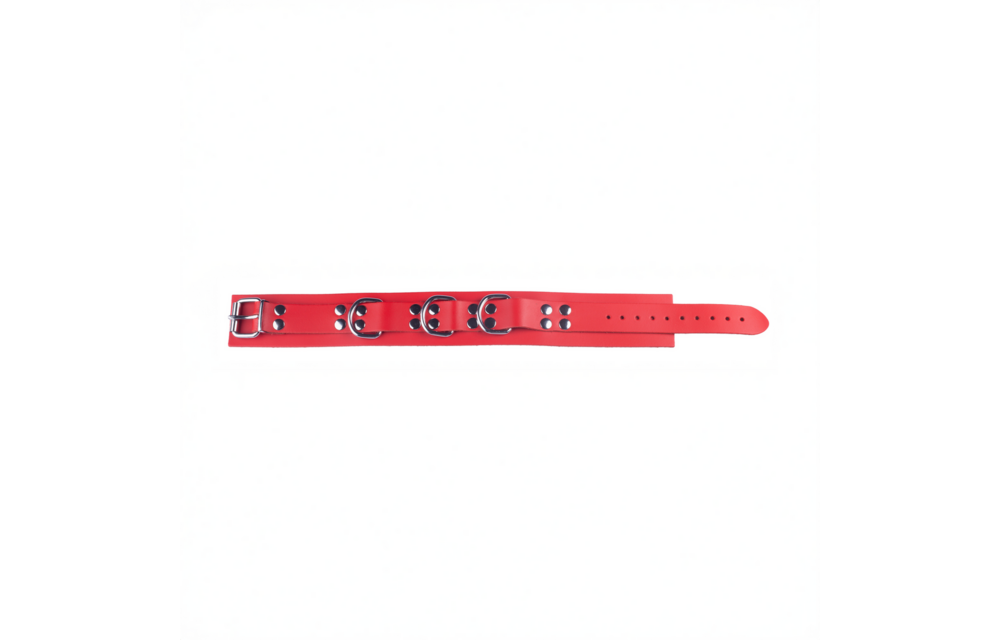 Ultra Leather Halsketting Rood | Stoer & Duurzaam Accessoire