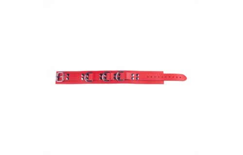 Ultra Leather Halsketting Rood | Stoer & Duurzaam Accessoire