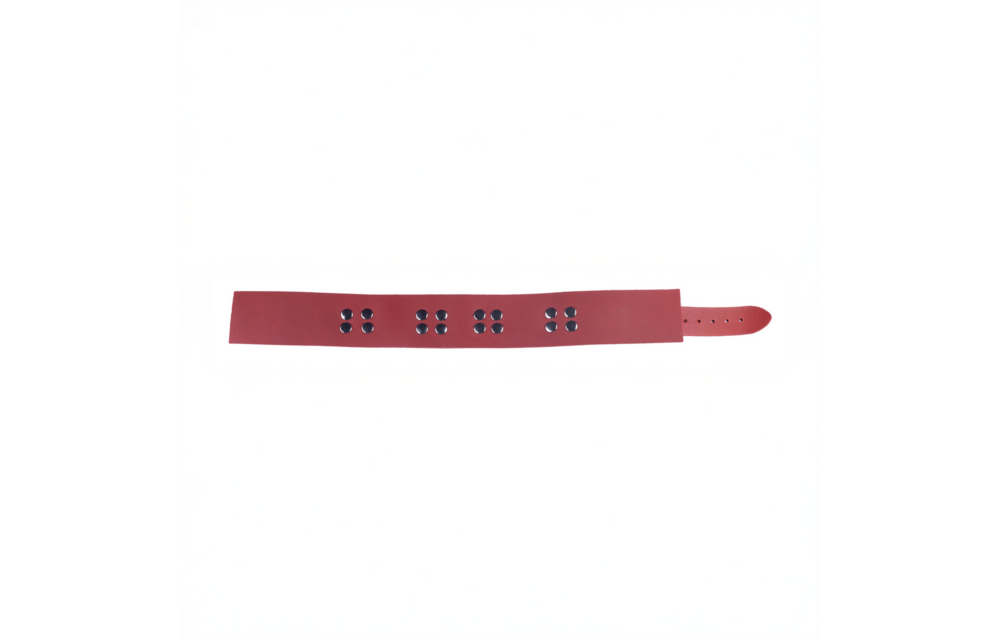 Ultra Leather Halskette Rot | Robustes & langlebiges Accessoire