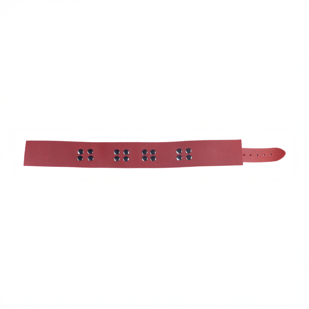Ultra Leather Necklace - Red