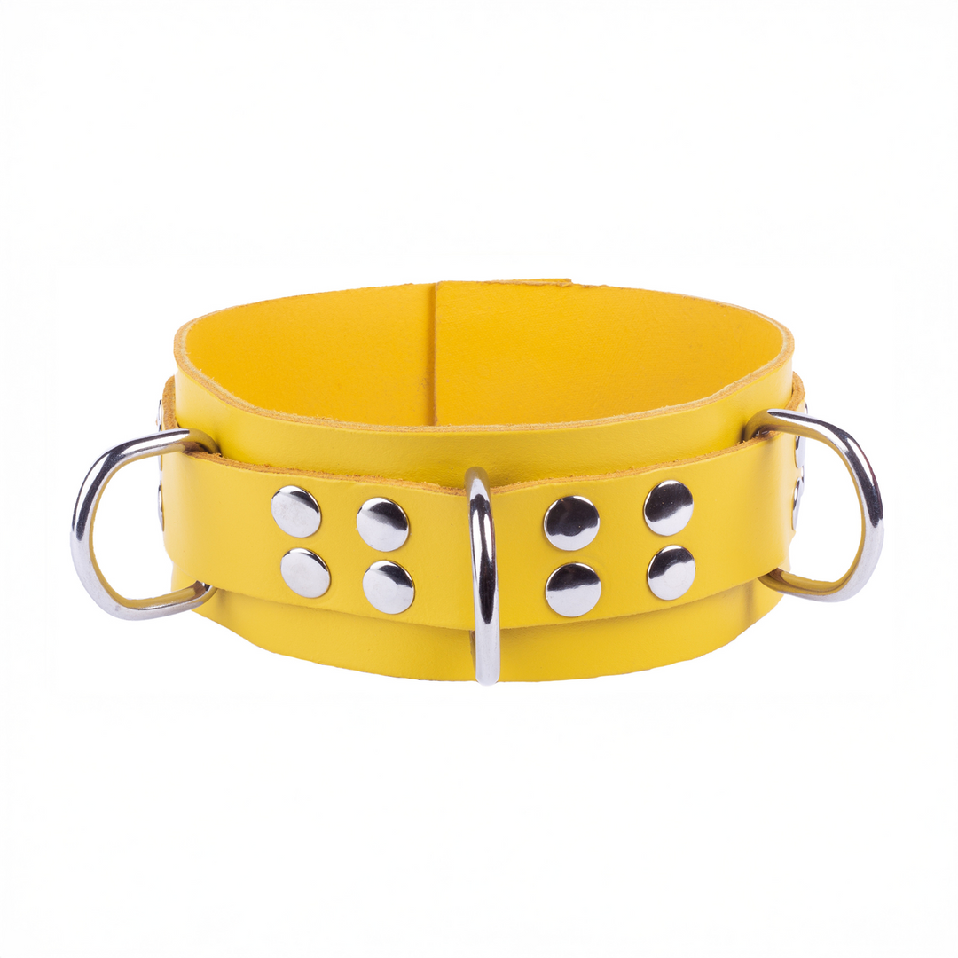 Ultra Leather Necklace Yellow - Cool, Durable & Adjustable