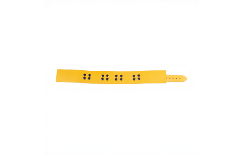 Ultra Leather Necklace - Yellow