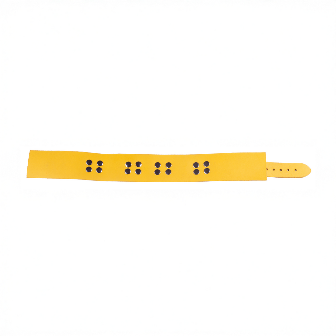 Ultra Leather Necklace Yellow - Cool, Durable & Adjustable