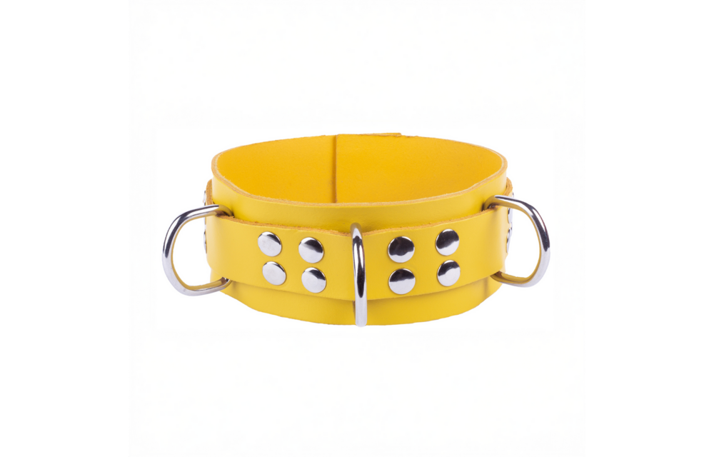 Ultra Leather Necklace Yellow - Cool, Durable & Adjustable