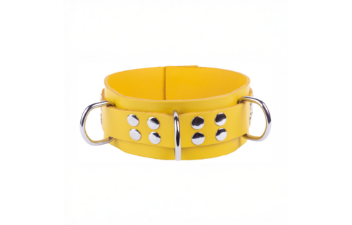 Ultra Leather Necklace - Yellow