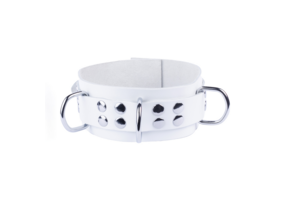 Ultra Leather Necklace White – Stylish & Durable Leather Accessory