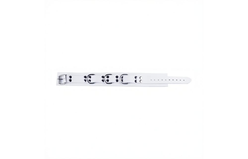 Ultra Leather Necklace - White