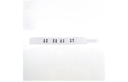 Ultra Leather Ketting - Wit