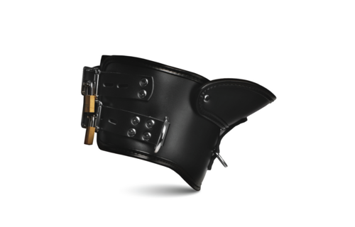 Rigid Lockable Posture Collar Black With Chin Rest | Xr Brands